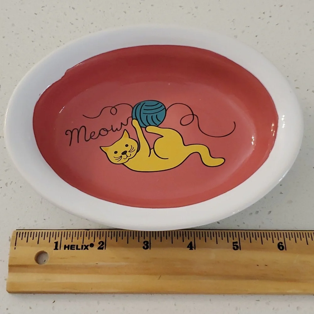 Ceramic Cat Bowl Whisker City - Picture 6 of 6
